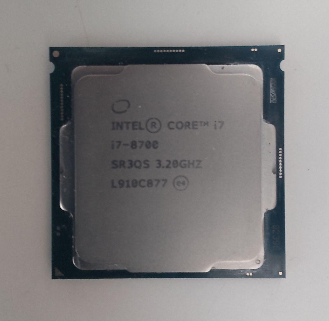 Intel Core i7‑8700＋ファン＋ASUS TUF H370‑PRO