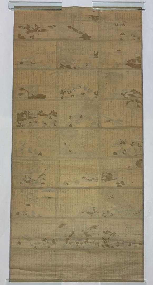 大型彩色木版画「日蓮聖人御一代記」湯浅廣宣堂謹誌 江戸時代刊1枚|日蓮宗 身延山