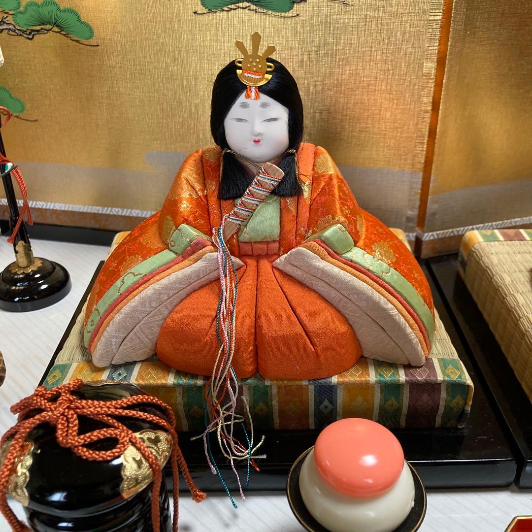 ￼木目込み雛人形