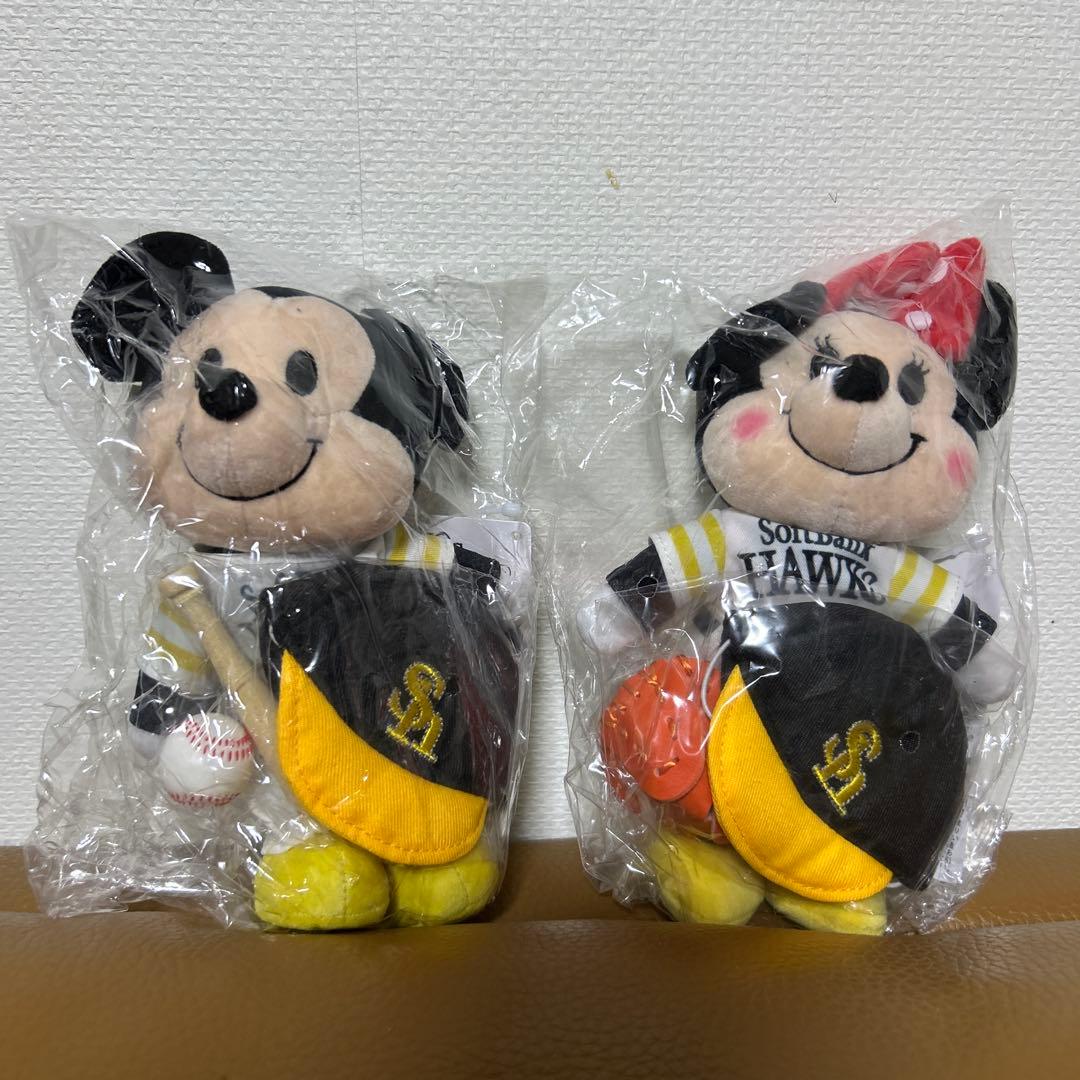 nuiMOS ぬいもーず　ミッキー　ぬいぐるみ 福岡ソフトバンクホークス