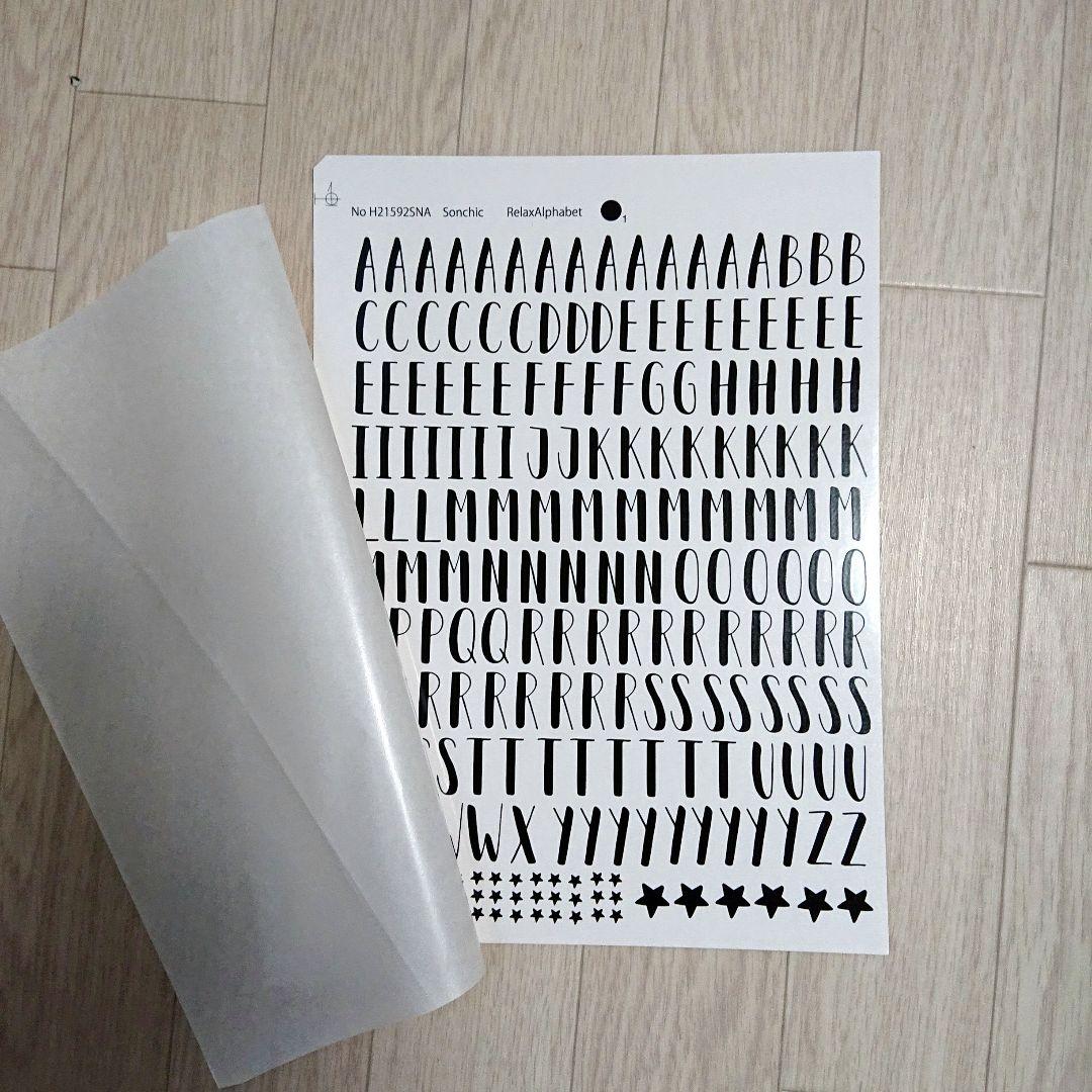 ポーセラーツ転写紙 アルファベット文字シリーズ