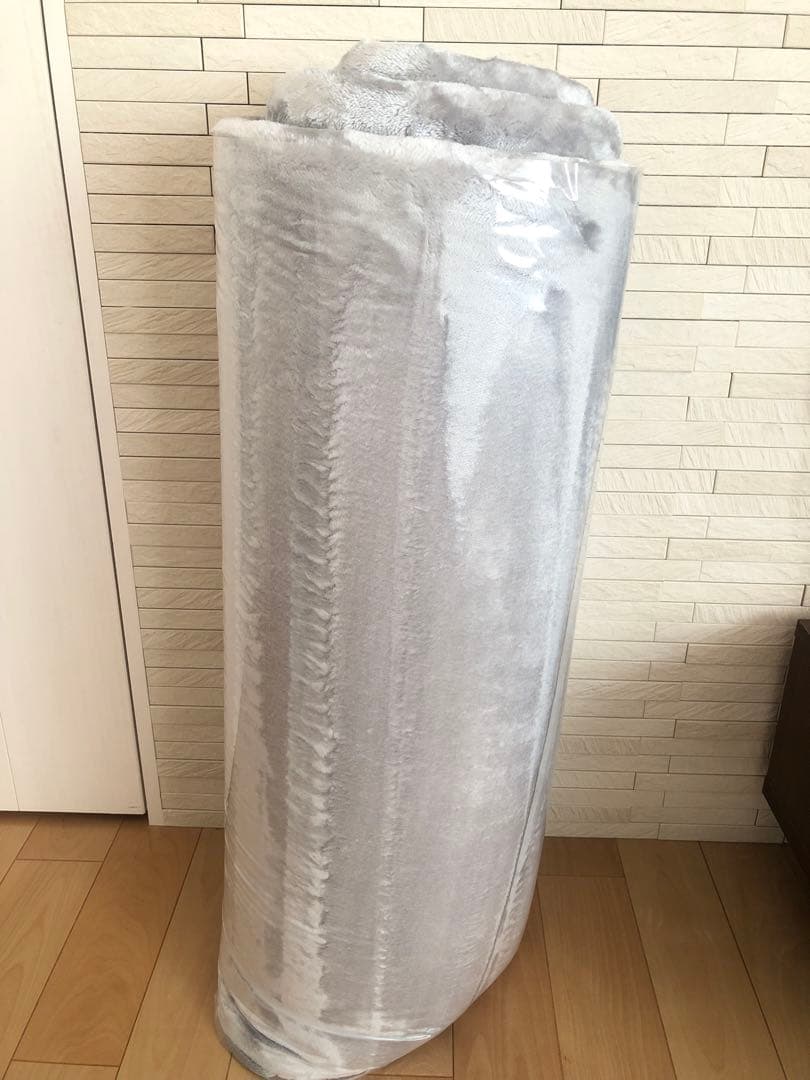 ラグ【グレー】西川　極圧フランネルラグ　180×230cm