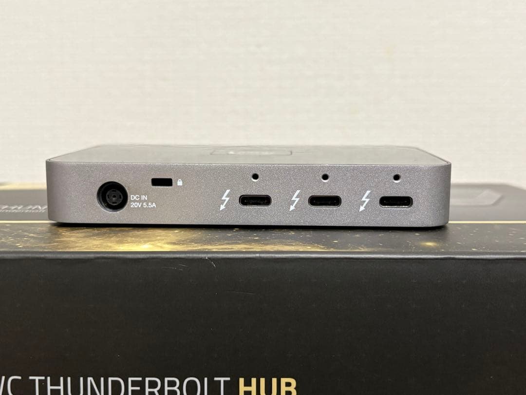 分配器・切替器 OWC Thinderbolt Hub OWCTB4HUB5P