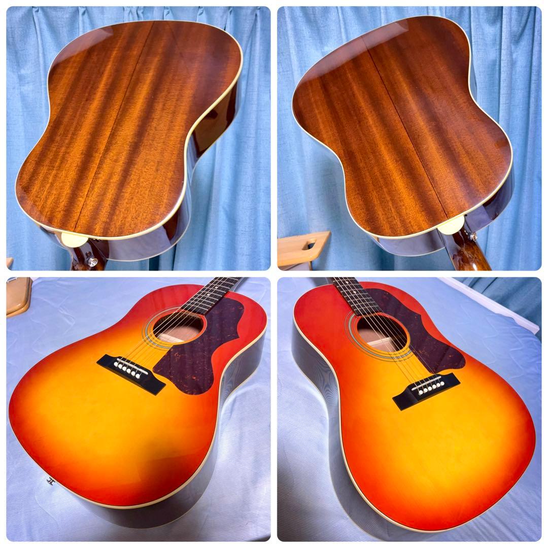 【牛骨★ギブソン直系】エピフォン☆EJ-45！オレンジ！【弾き易く調整☆新品弦】