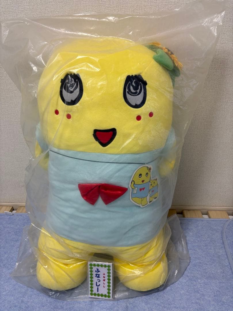 値下★2月末まで90㎝のふなっしーぬいぐるみ バージョン3 ふなっしー90センチ
