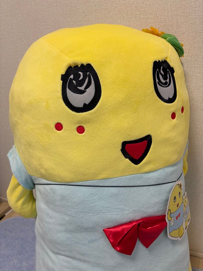 値下★2月末まで90㎝のふなっしーぬいぐるみ バージョン3 ふなっしー90センチ