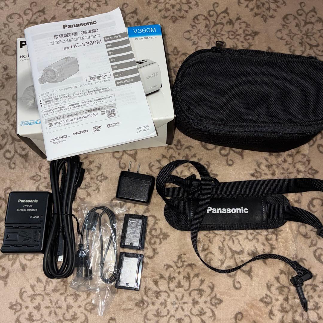 パナソニック HC-V360M フルHD ビデオカメラ
