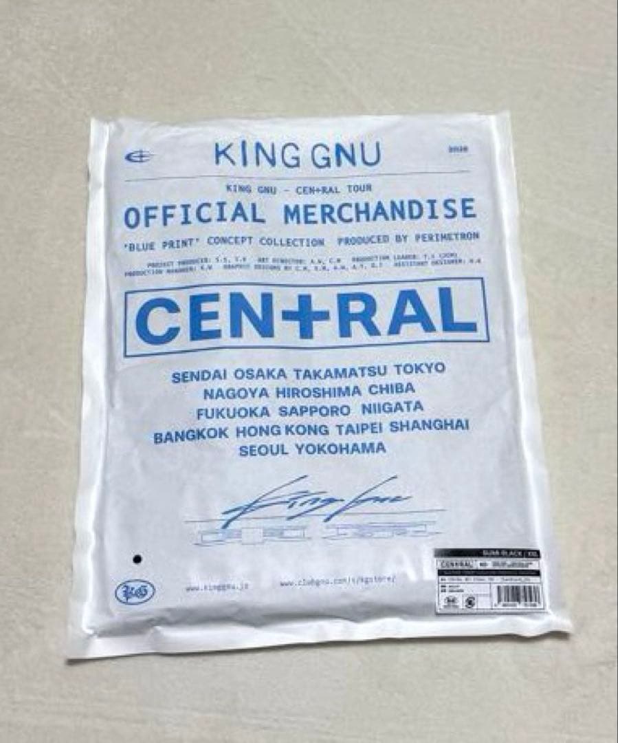 King Gnu CEN+RAL Tour セントラル ツアー Tシャツ XXL