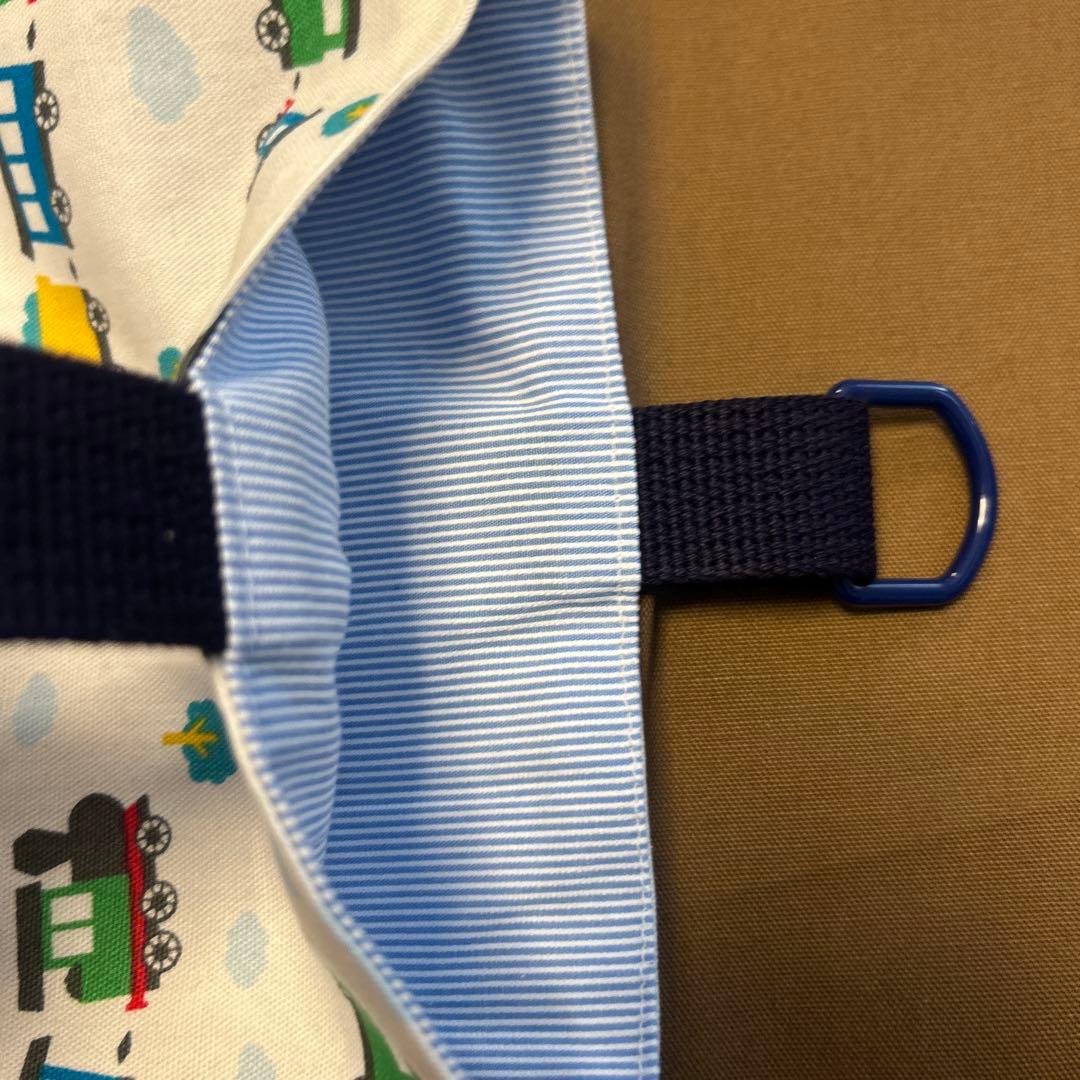 機関車柄　入園　レッスンバッグ　上履き入れ　お着替え入れ　3点セット