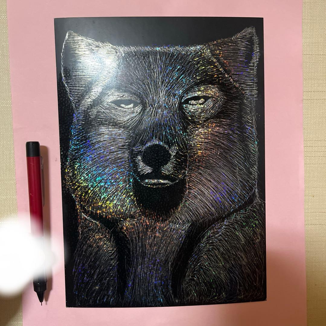 チベットスナギツネ絵