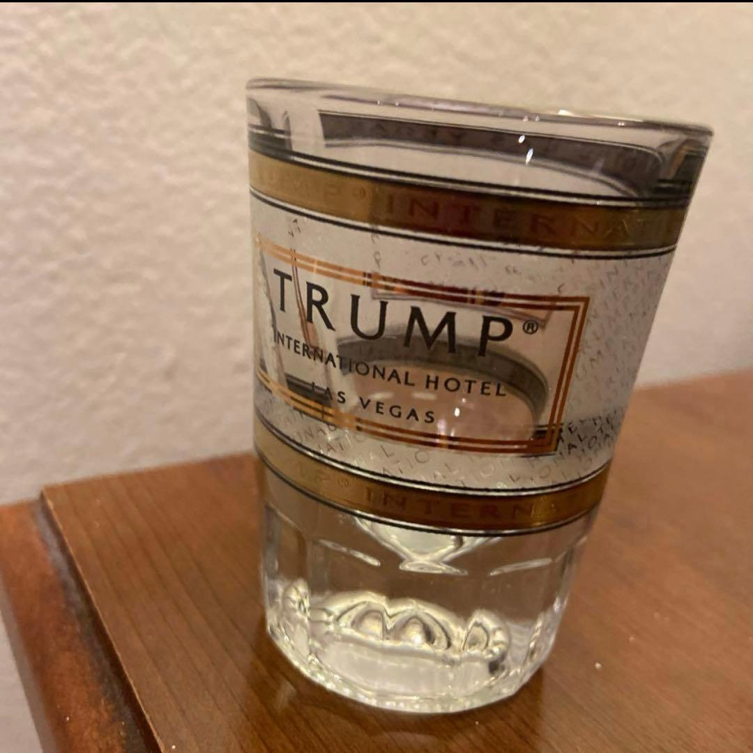 ラスベガス限定TRUMP ホテル　トランプ大統領ショットグラス LASVEGAS