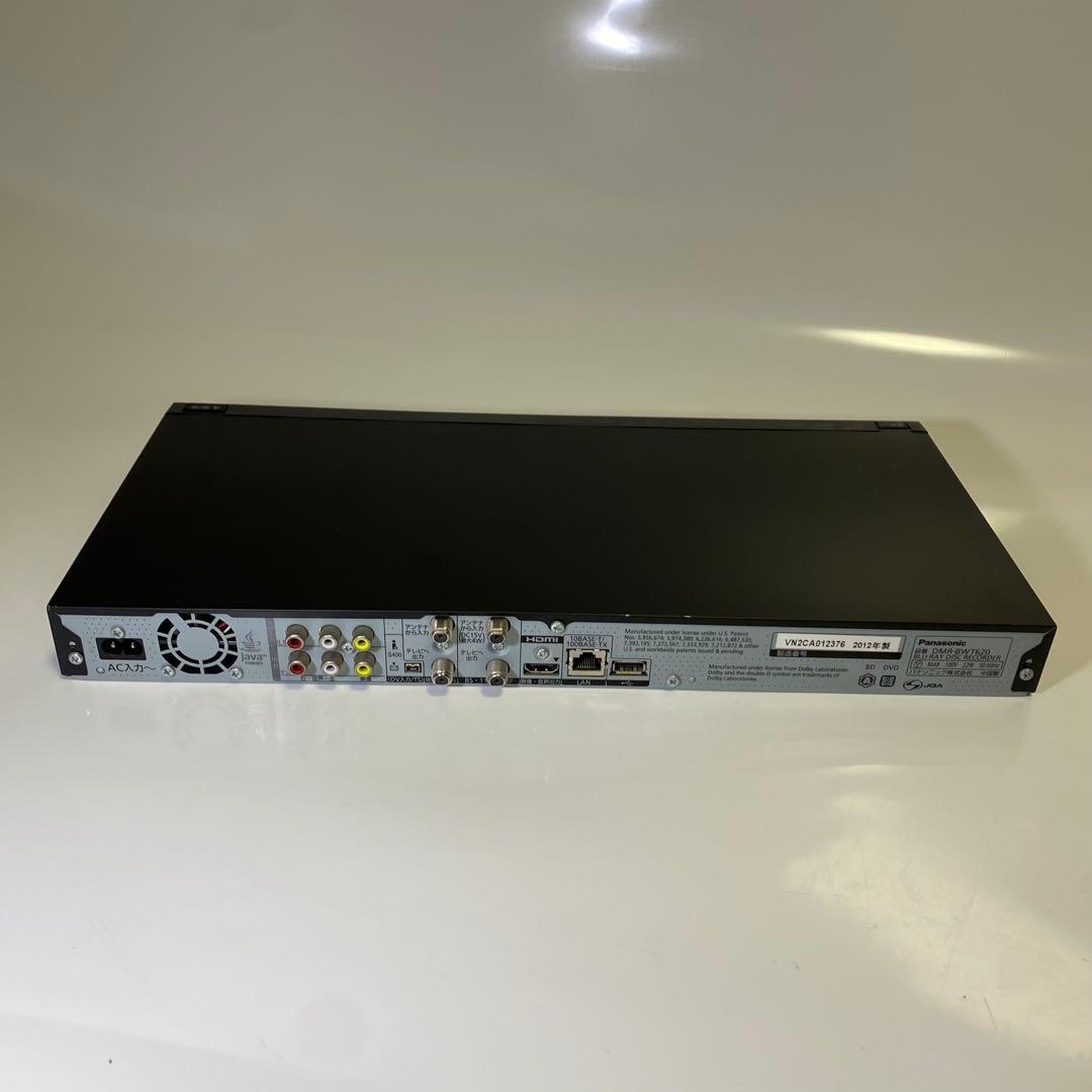 美品 Panasonic ブルーレイレコーダー DMR-BWT620 1TB