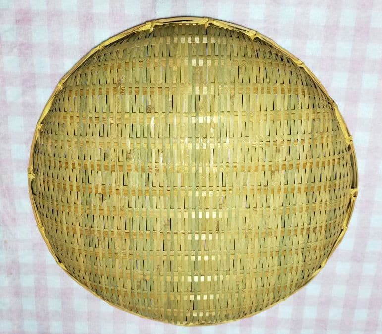 最終セール✨天然竹　干しザル　大型（直径46、52）　未使用品　３個セット