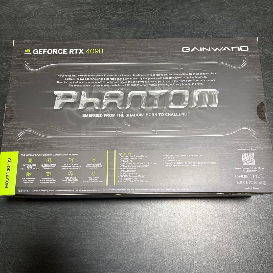 【動作確認済】Gainward RTX 4090 Phantom 24GB