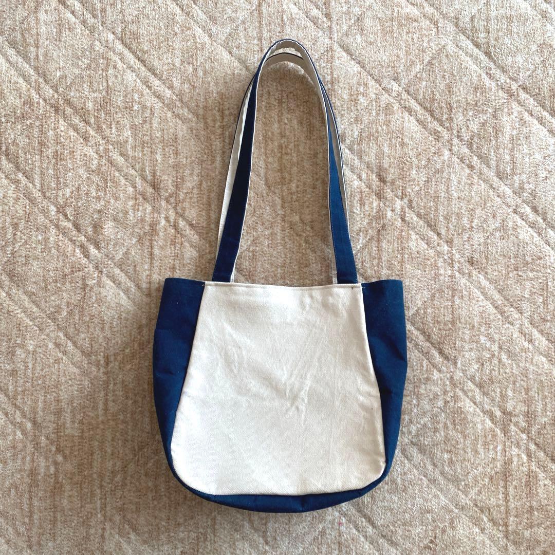 【ベトナム】トートバッグ 民族衣装 少数民族 インディゴ 刺繍 ハンドメイド