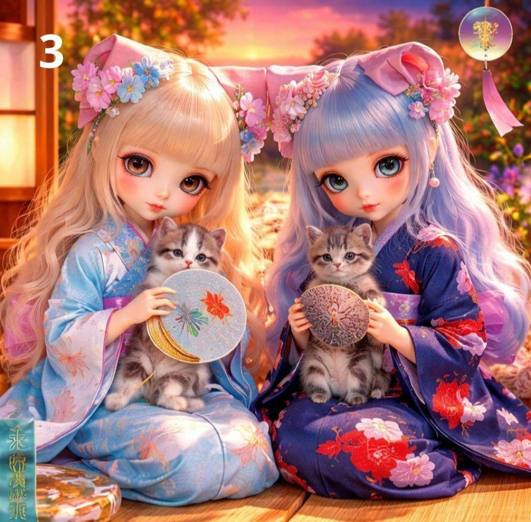 ⭐枚数限定パネル⭐ 　女の子パネル生地　♡オーダー受付中♡　ハンドメイド