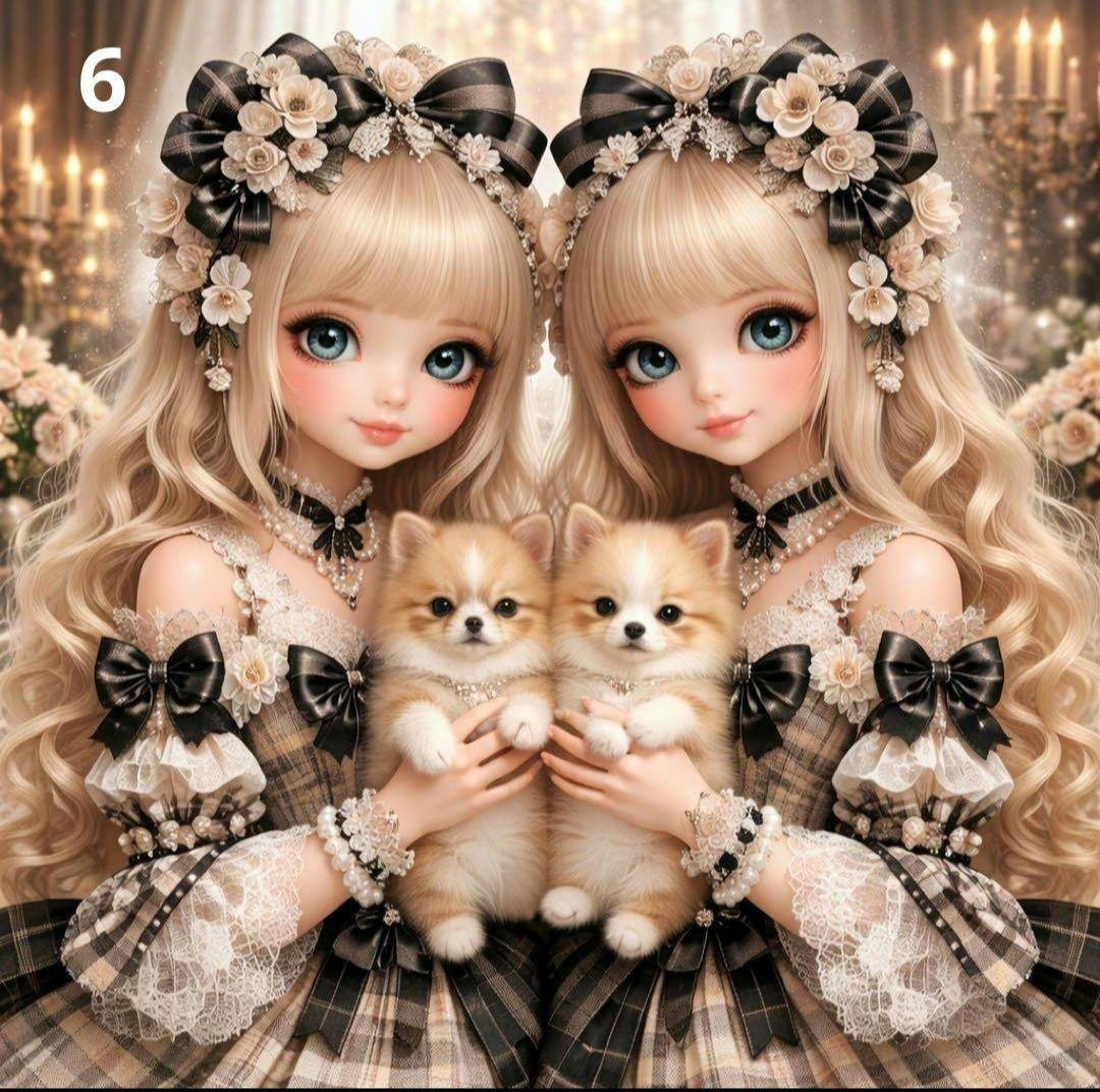 ⭐枚数限定パネル⭐ 　女の子パネル生地　♡オーダー受付中♡　ハンドメイド
