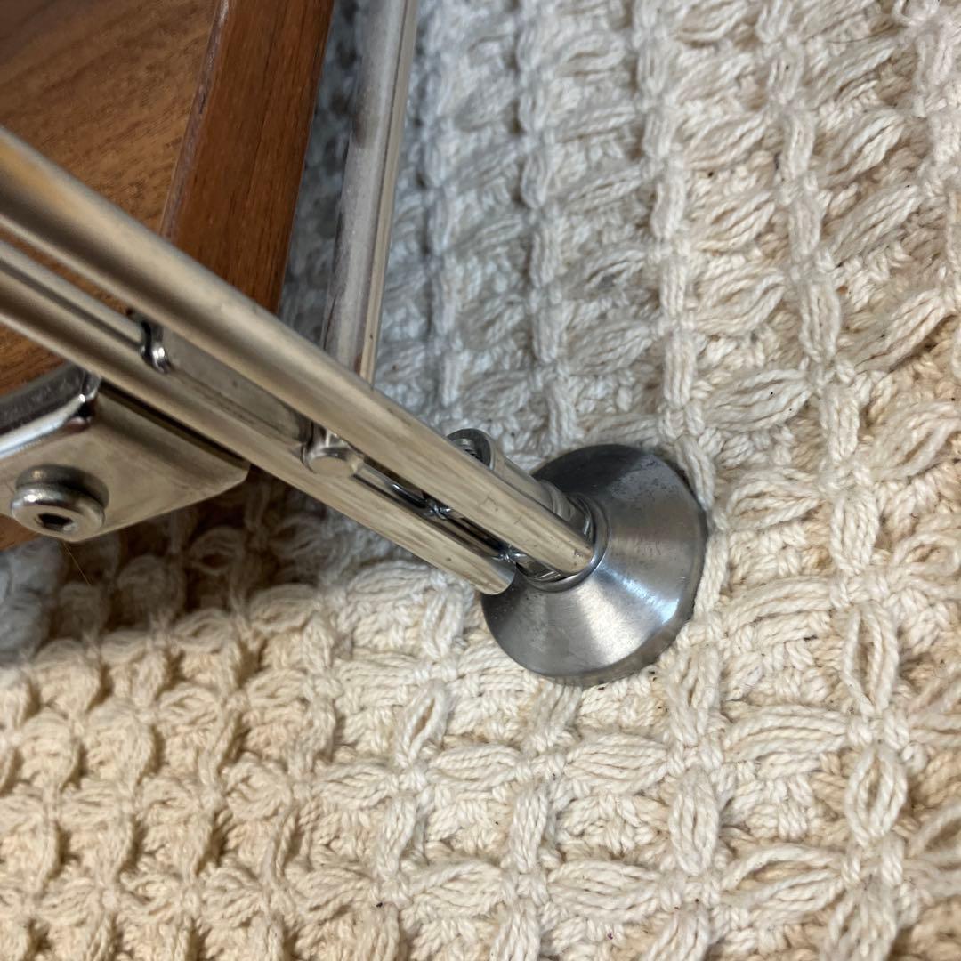 【美品】無印良品　ステンレスユニットシェルフ　ウォールナット棚セット　ワイド　中