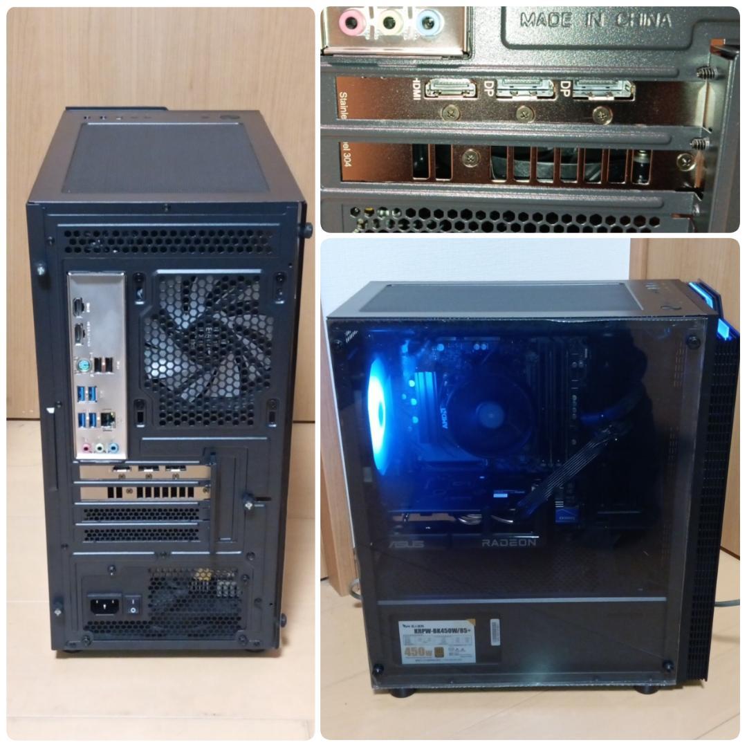 新品爆速ゲーミングPC Ryzen RX9060XT メモリ32G SSD512