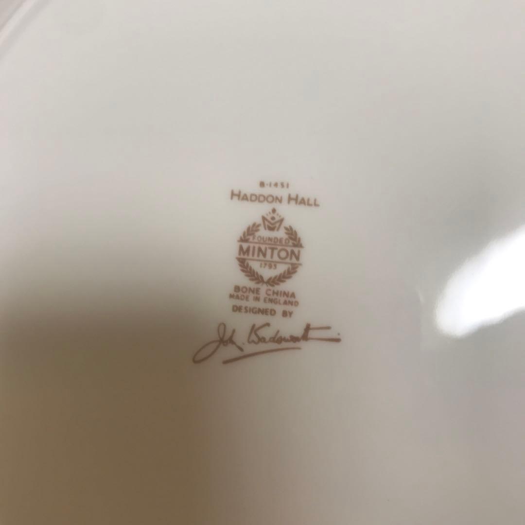 ミントン　平皿　5枚　花柄 プレート 27cm位