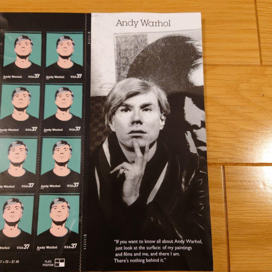 Andy Warhol 切手シート 20枚 2001年発行