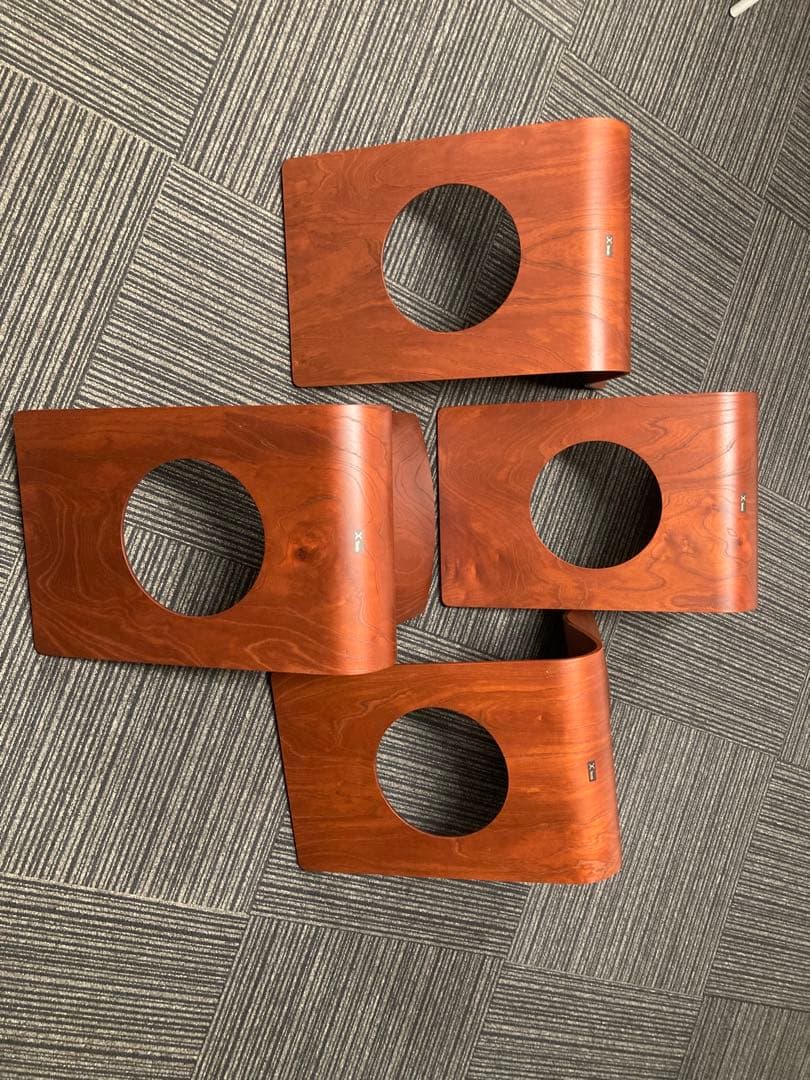 美品★天童木工★Tendo★木製★座椅子★4脚セット★旅館