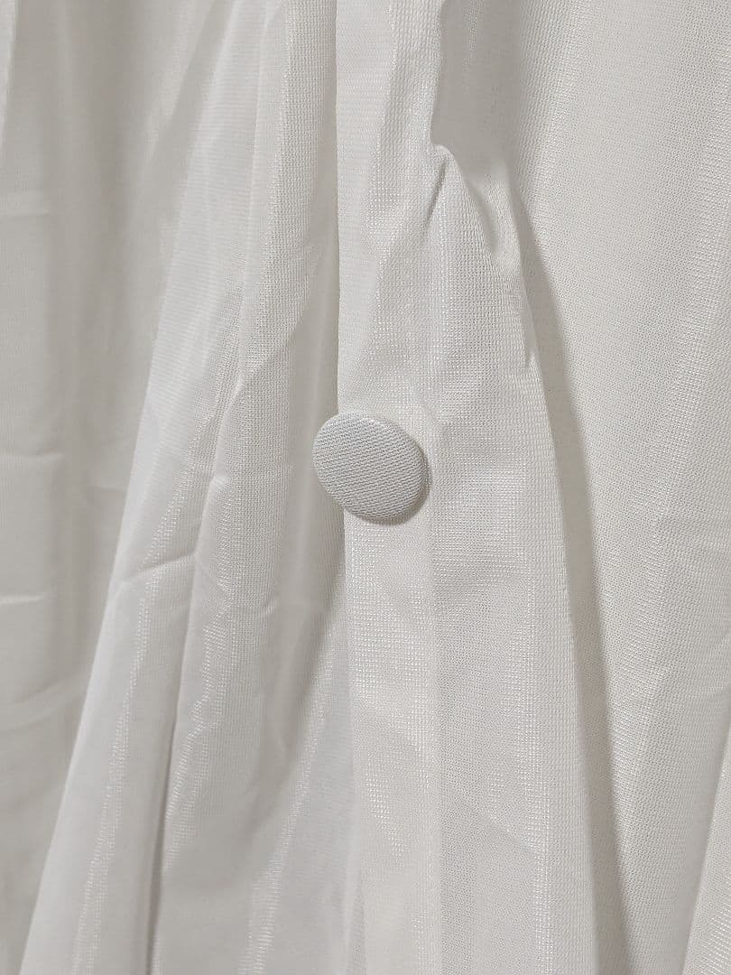 サンゲツ 高級レースカーテン ギャザーカーテン ホワイト 3枚 186×200