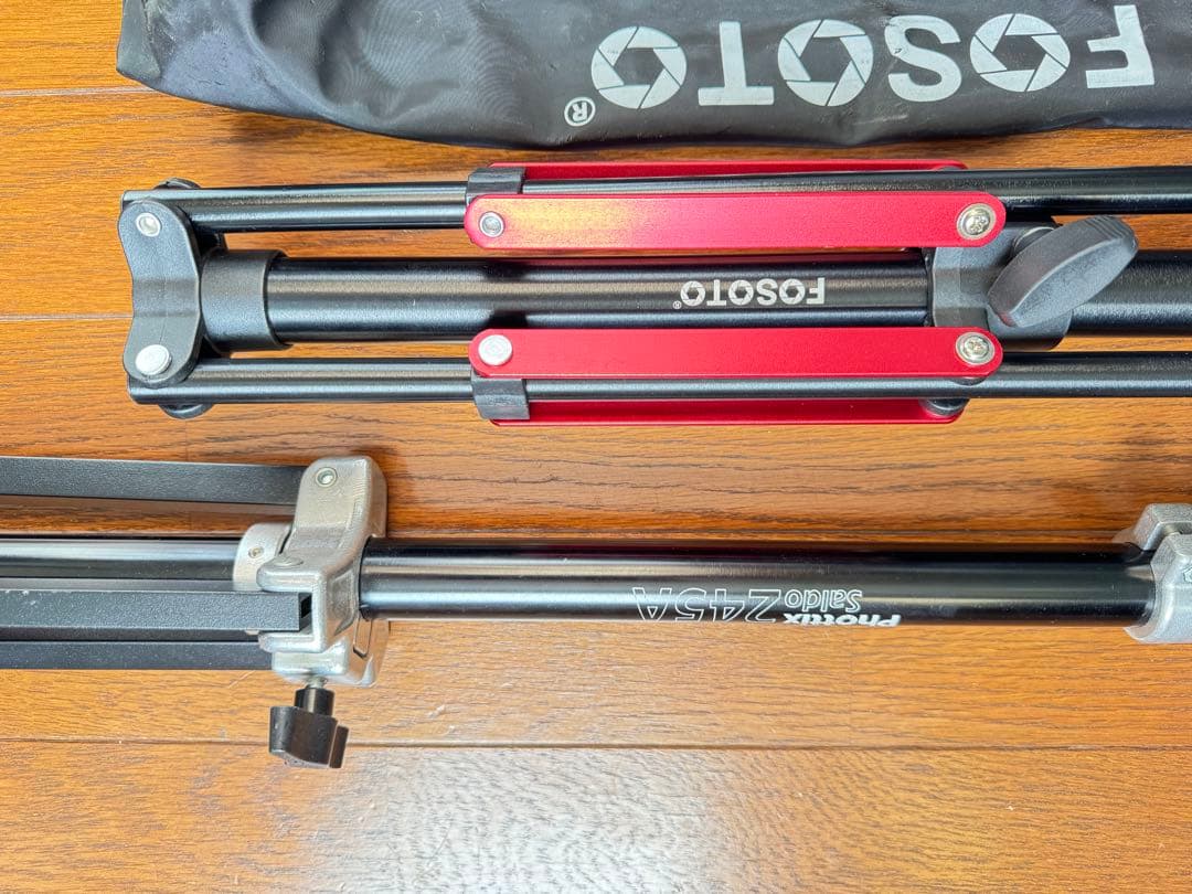 Phottix Saldo 245A&FOSOTO アルミ製三脚ライトスタンド