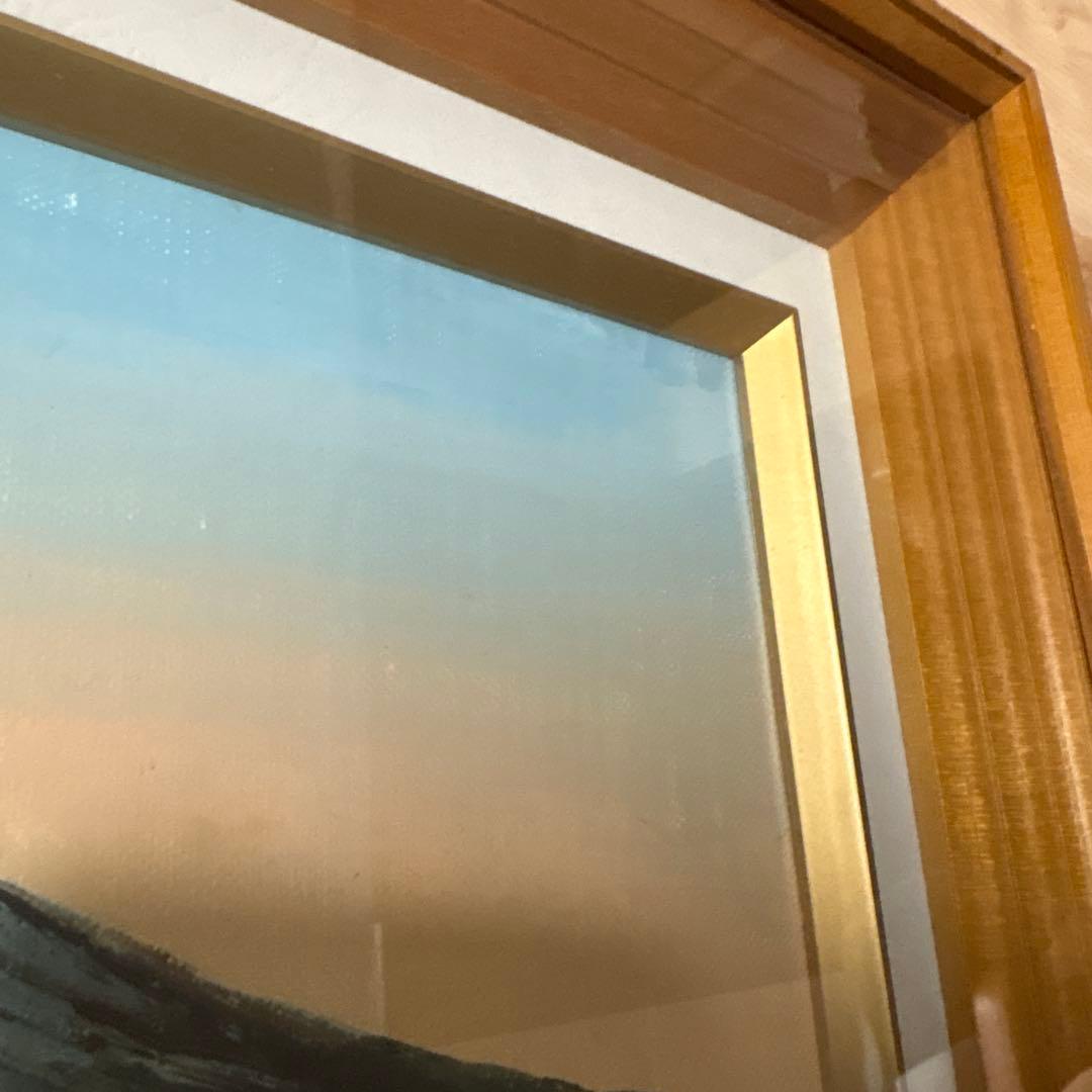 富士山 油絵 油彩画