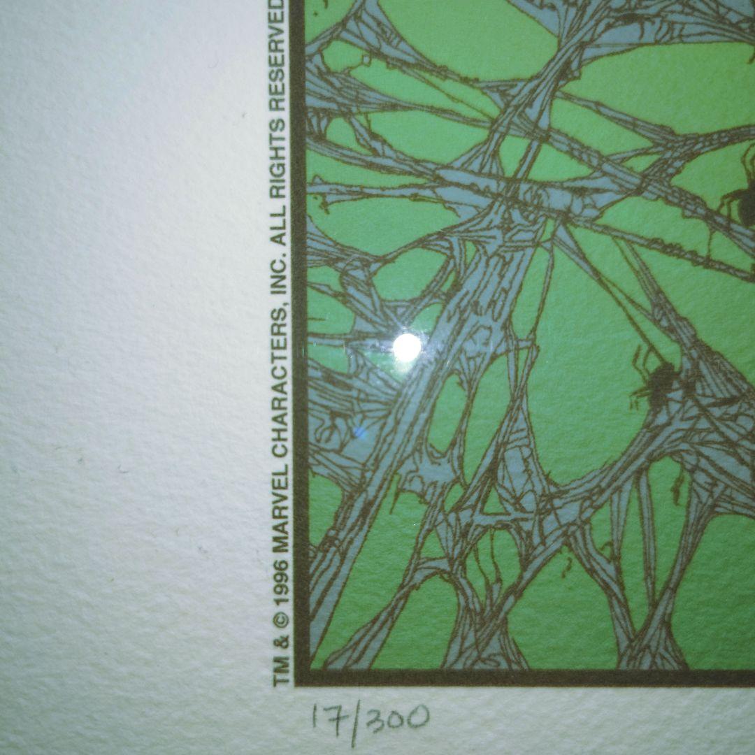 原画寸 スパイダーマン マクファーレン直筆サイン 38.5✕55cm 限定300