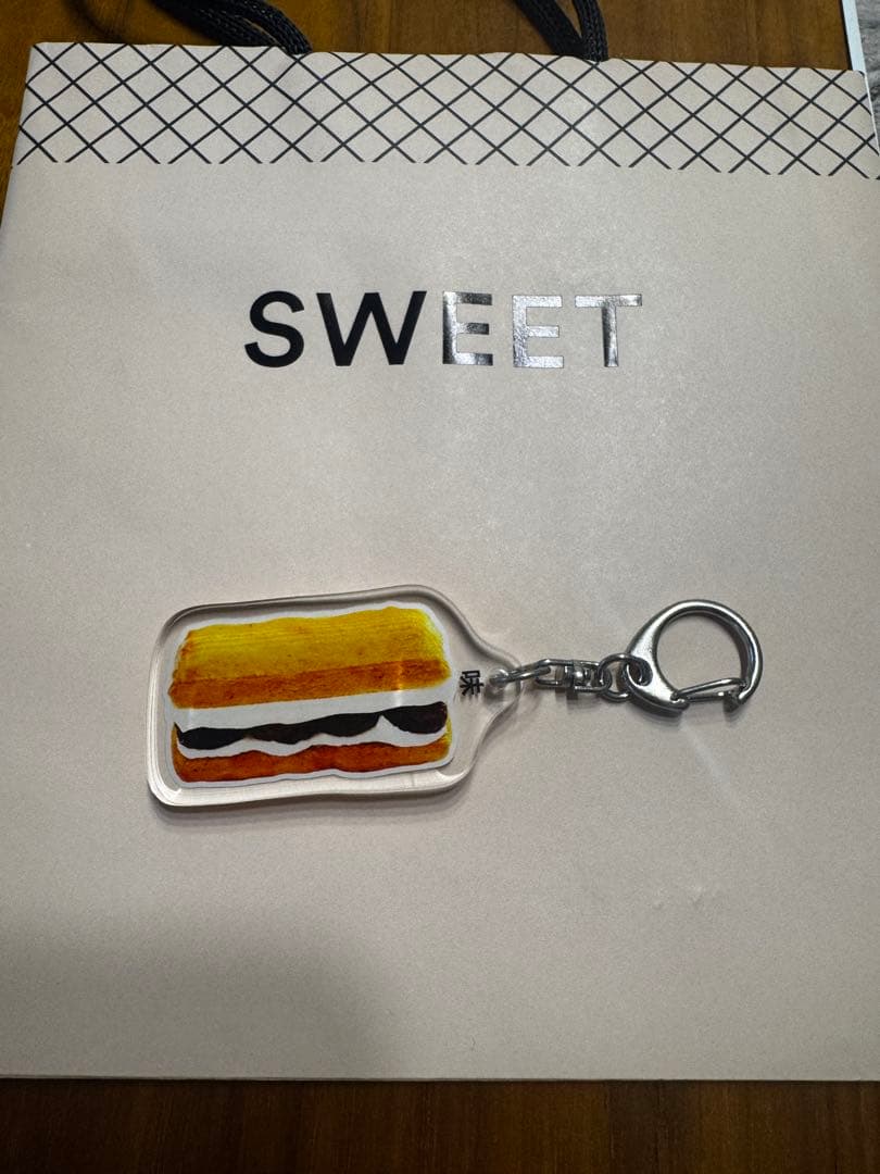 ノーレーズンサンドイッチ　キャラメルくま キーホルダーセット