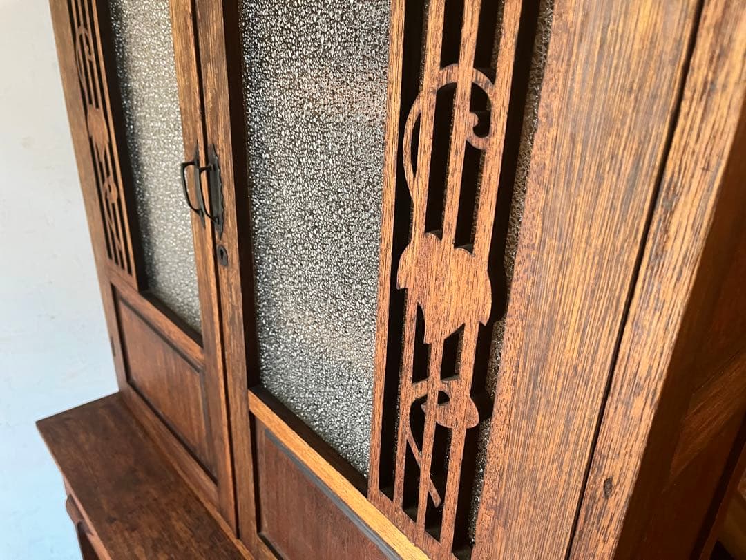 水屋 食器棚 キャビネット レトロ アンティーク