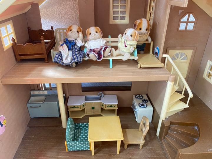 シルバニアファミリー　赤い屋根の大きなお家セット