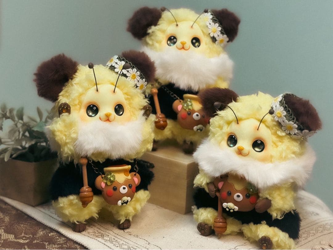 【テリトルドール】みつばちみぃ(装飾セット)【アートドール】