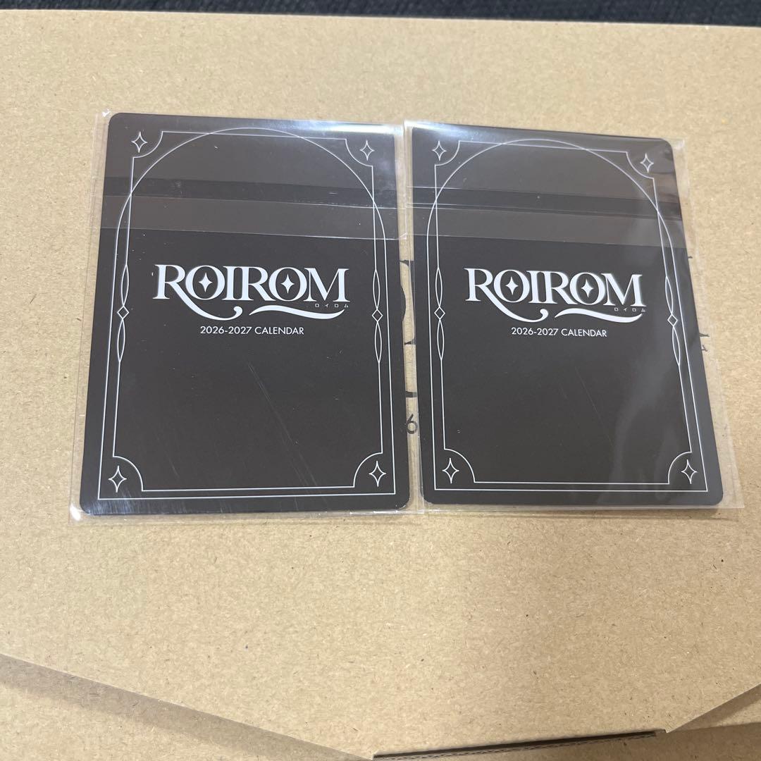 ROIROM カレンダー　黒　トレカ　本多大夢　浜川路己