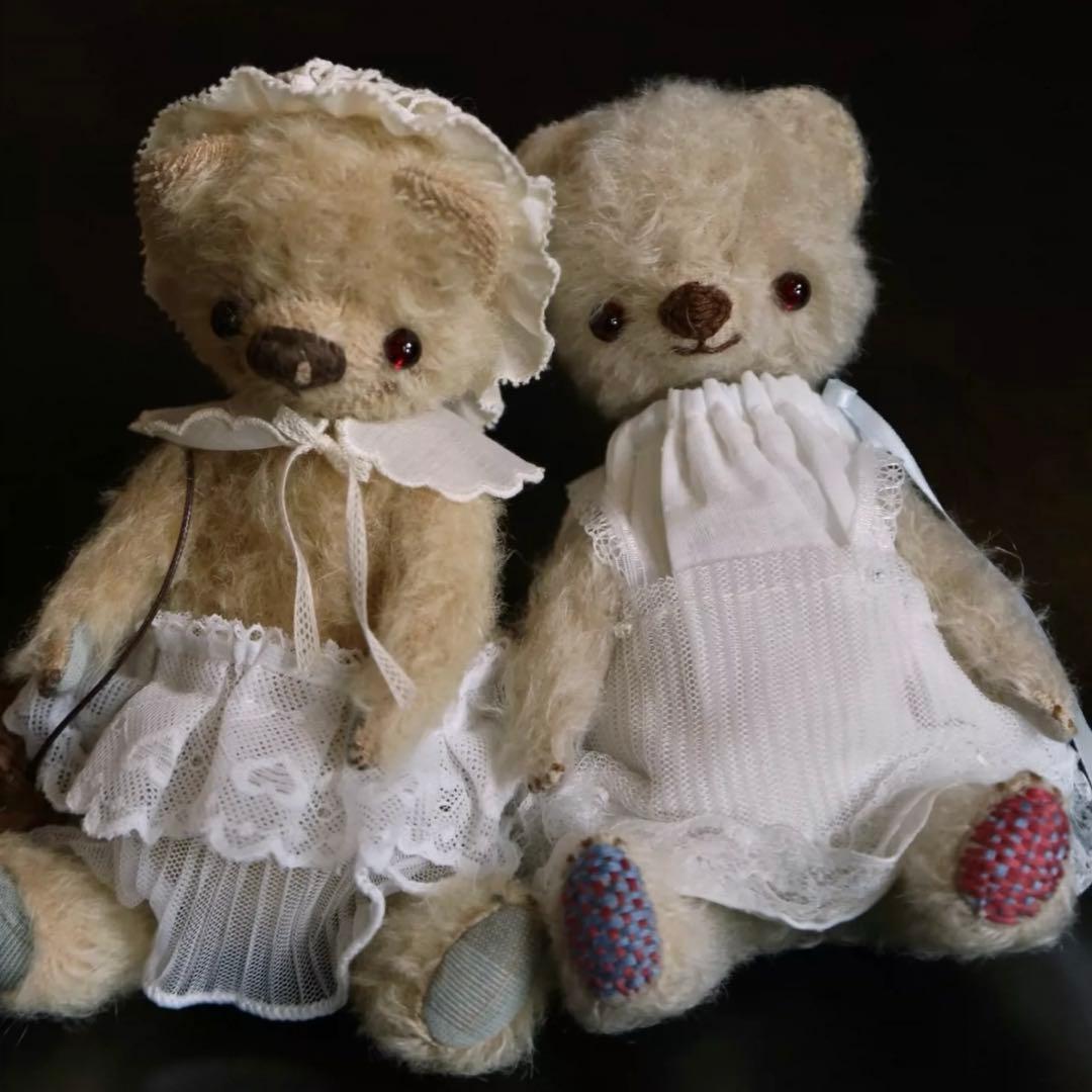 優しいテディベアさん アーティストベア ぬいぐるみ 海外作家様 ハンドメイド