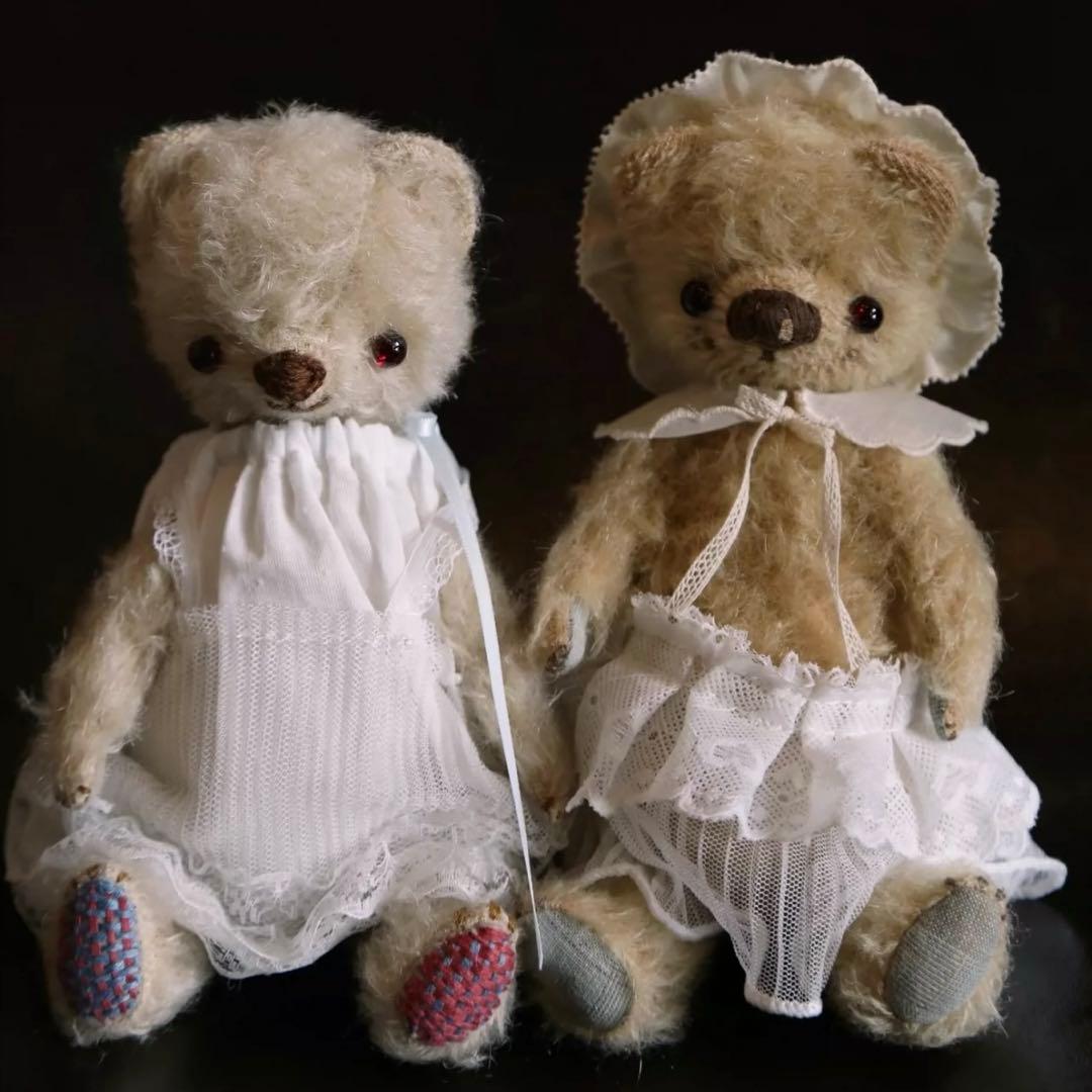 優しいテディベアさん アーティストベア ぬいぐるみ 海外作家様 ハンドメイド