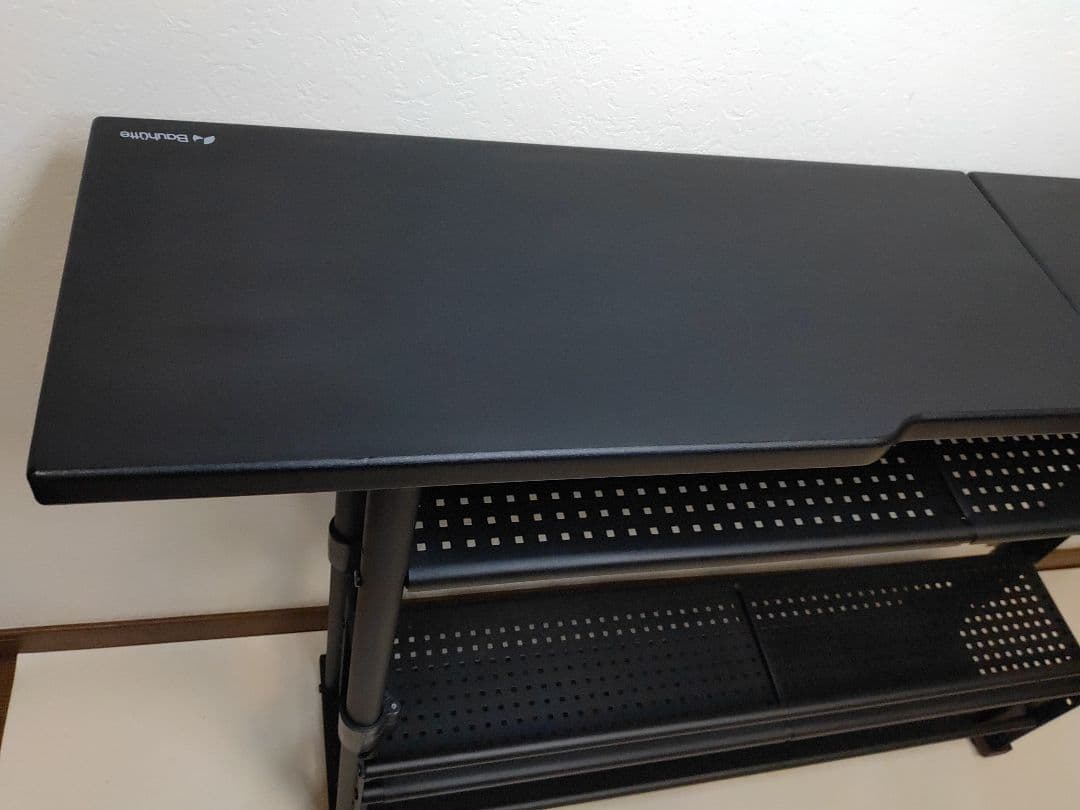 バウヒュッテ　Bauhutte　エクステンションデスク　BHC−1200H−BK