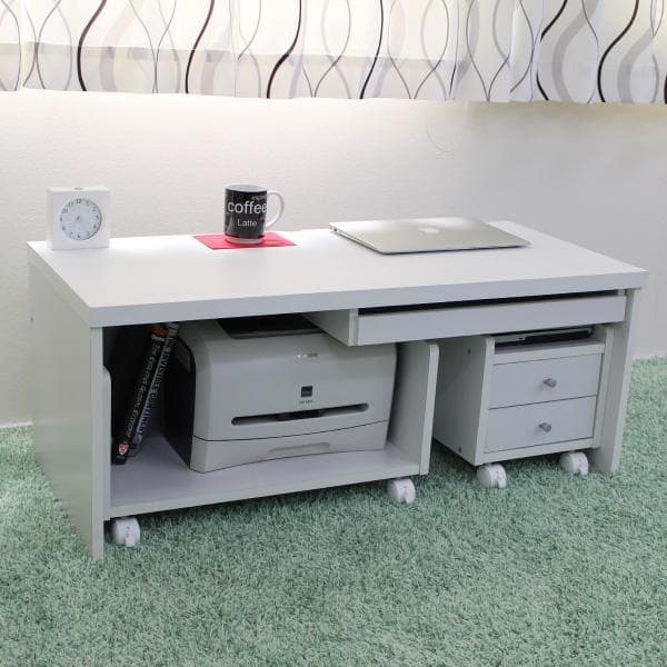 《新品・送料無料》ロータイプデスク3点セット 90cm幅