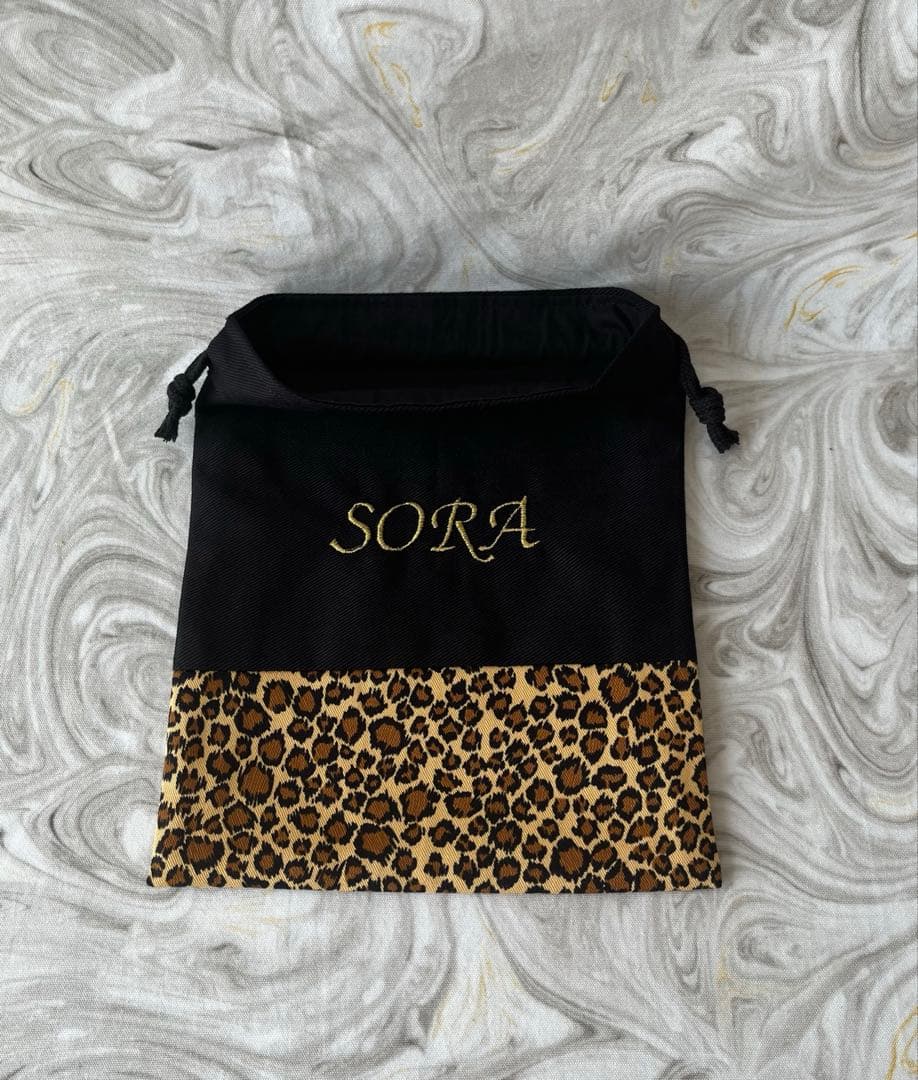 オーダー商品☆イニシャル　お名前刺繍入り　入学　入園　4点セット