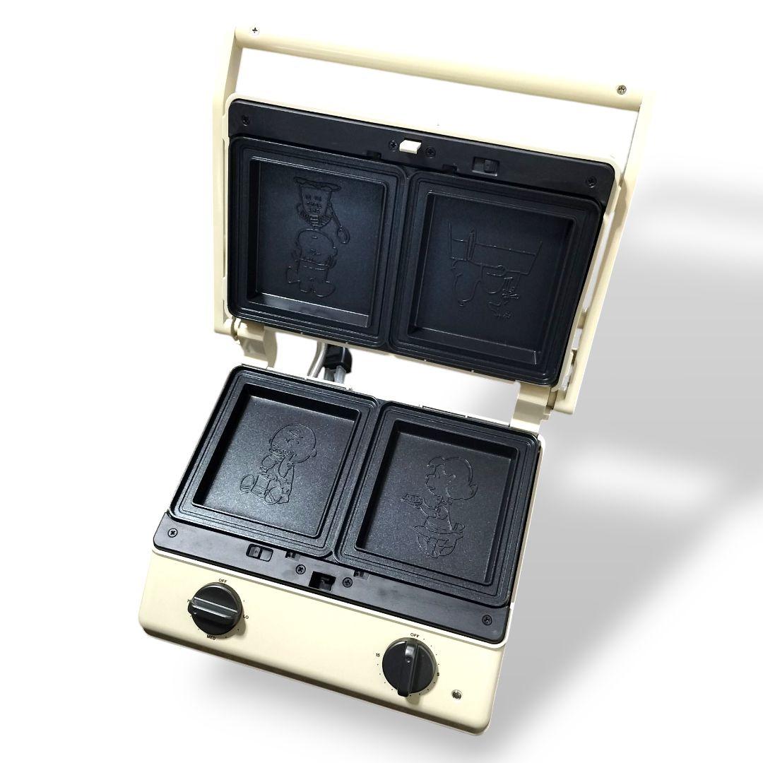 【美品】BRUNO PEANUTS グリルサンドメーカー　ダブル BOE092