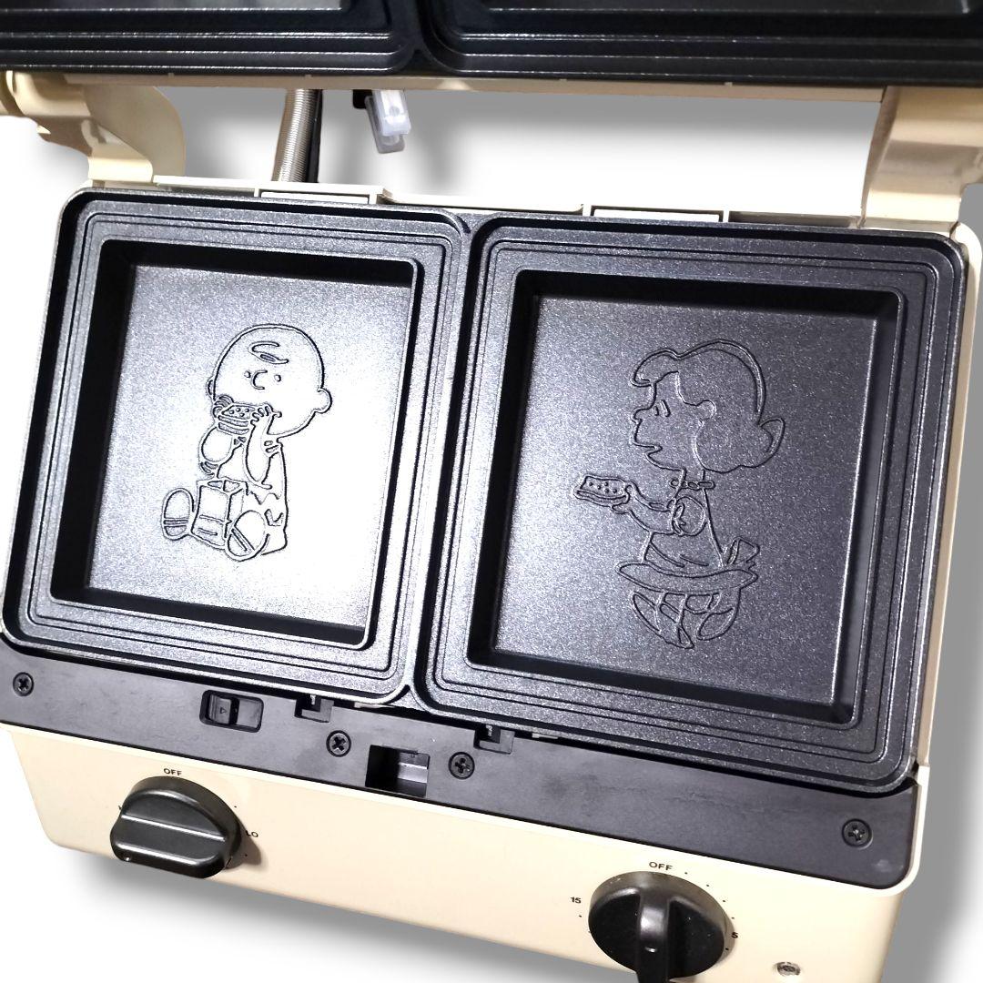 【美品】BRUNO PEANUTS グリルサンドメーカー　ダブル BOE092