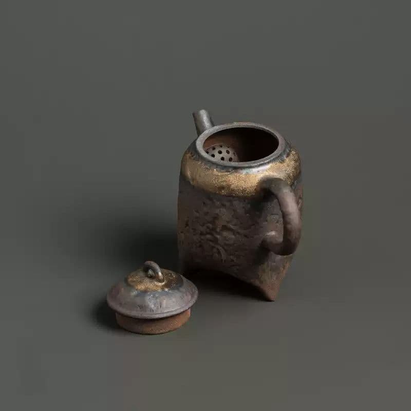 金属製急須 自然の木の形状*3