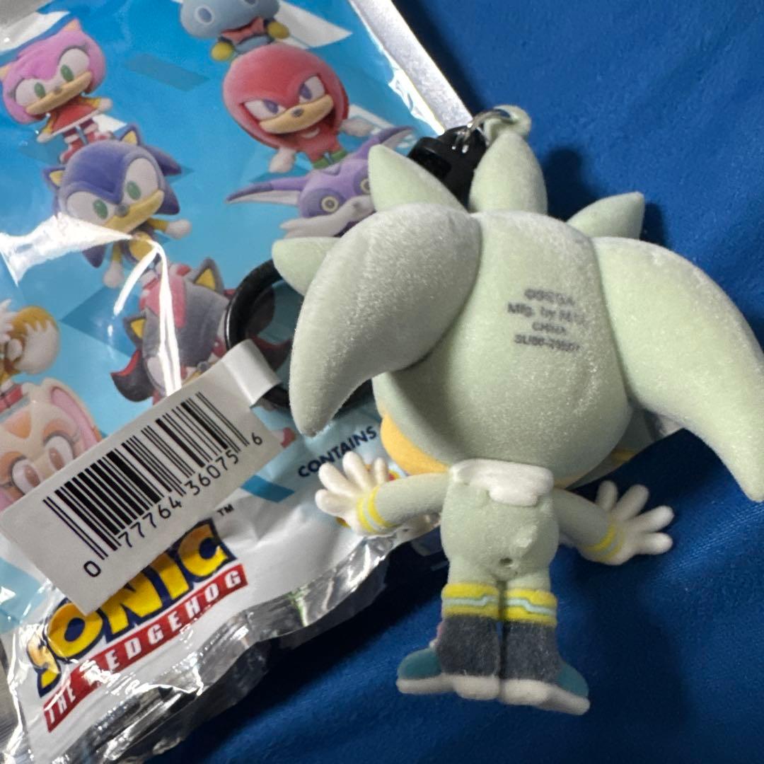 ソニック グッズ ソニック・ザ・ヘッジホッグ マスコット キーホルダー　シルバー