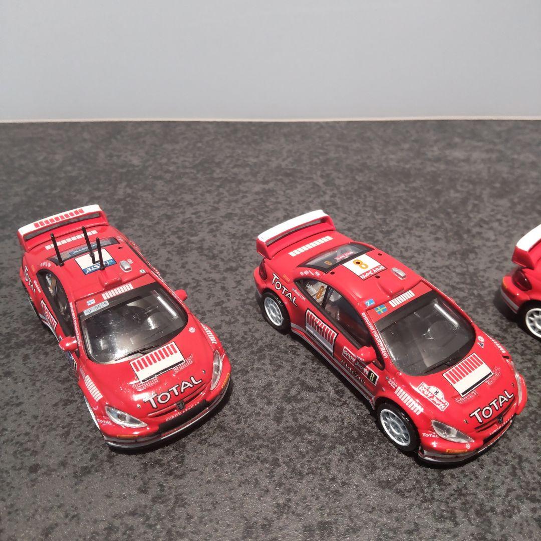 シーエムズ　1/64 プジョー　ラリーカー　ミニカー5台セット