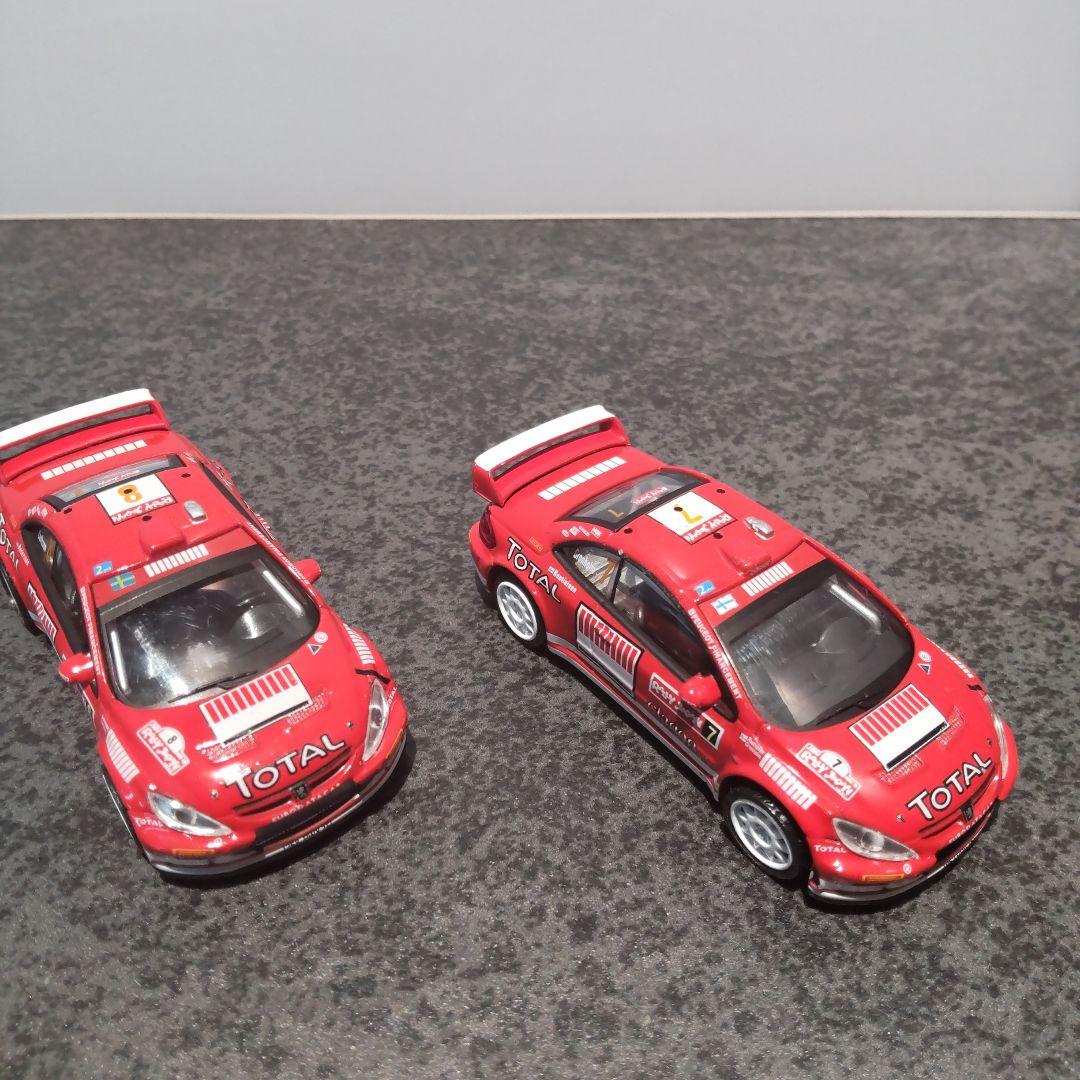 シーエムズ　1/64 プジョー　ラリーカー　ミニカー5台セット
