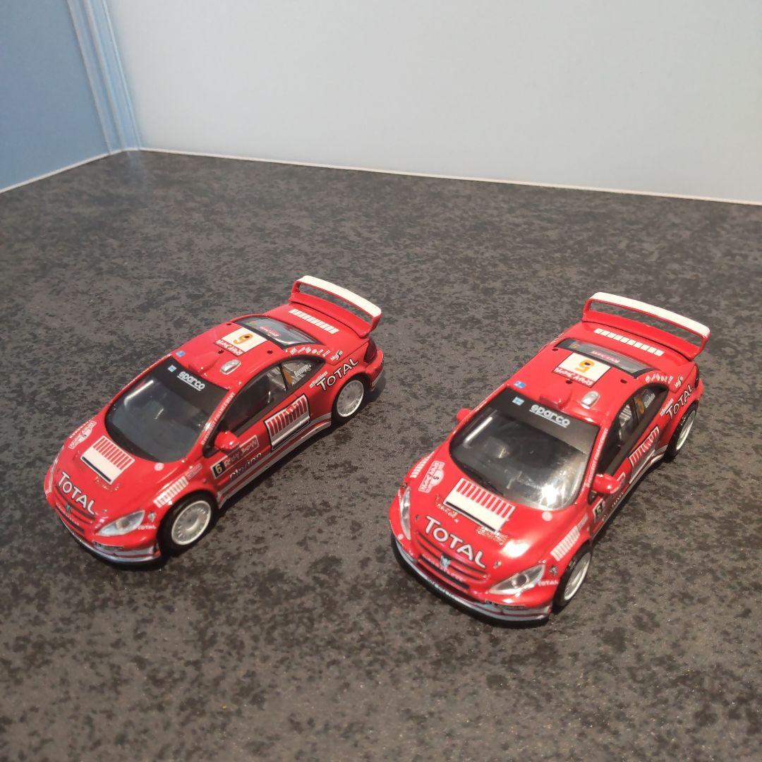 シーエムズ　1/64 プジョー　ラリーカー　ミニカー5台セット