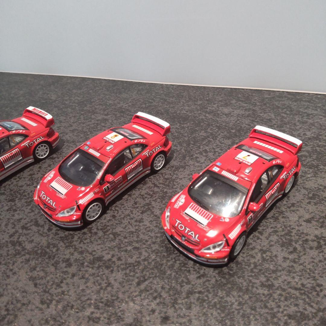 シーエムズ　1/64 プジョー　ラリーカー　ミニカー5台セット