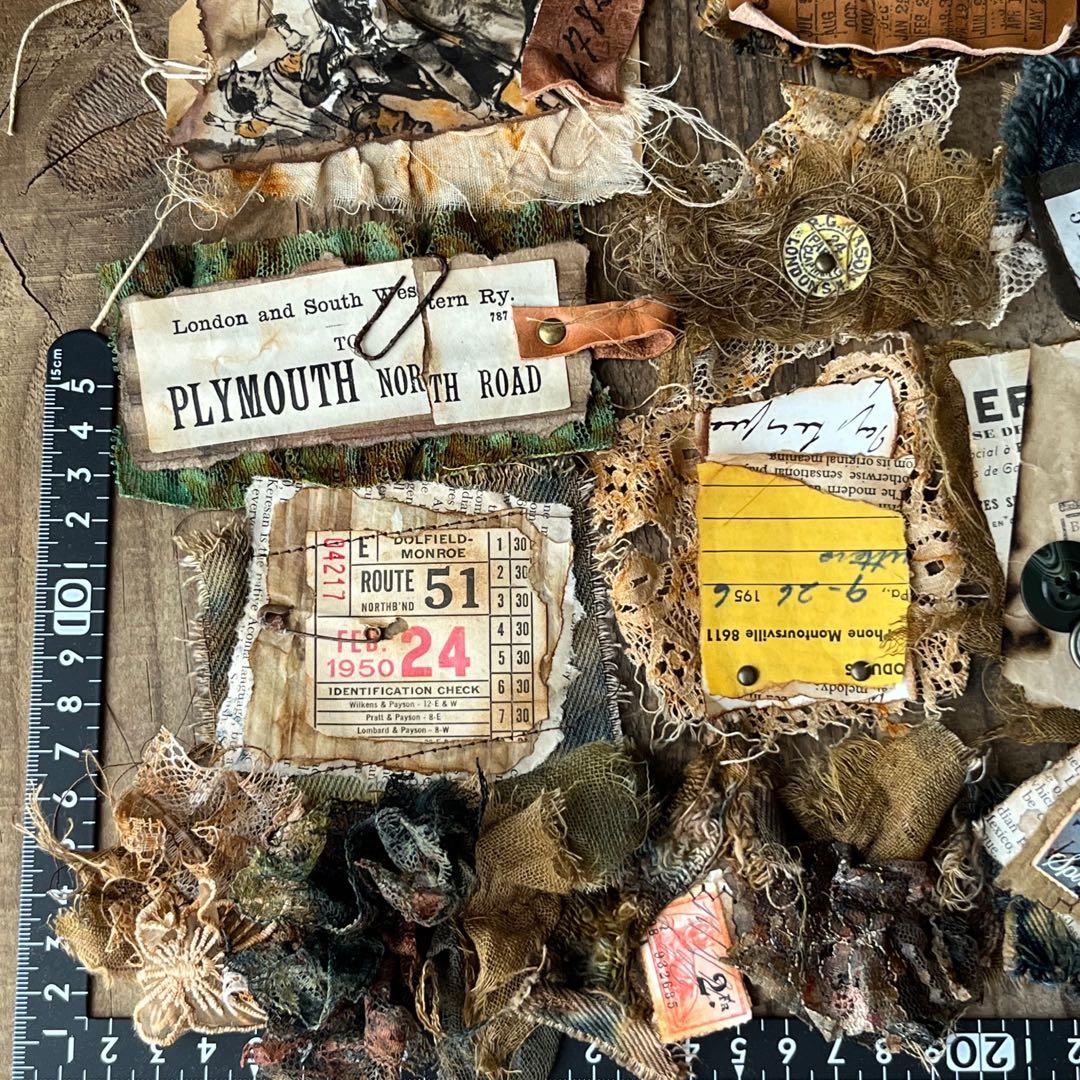 古びた紙たち ジャンクジャーナル