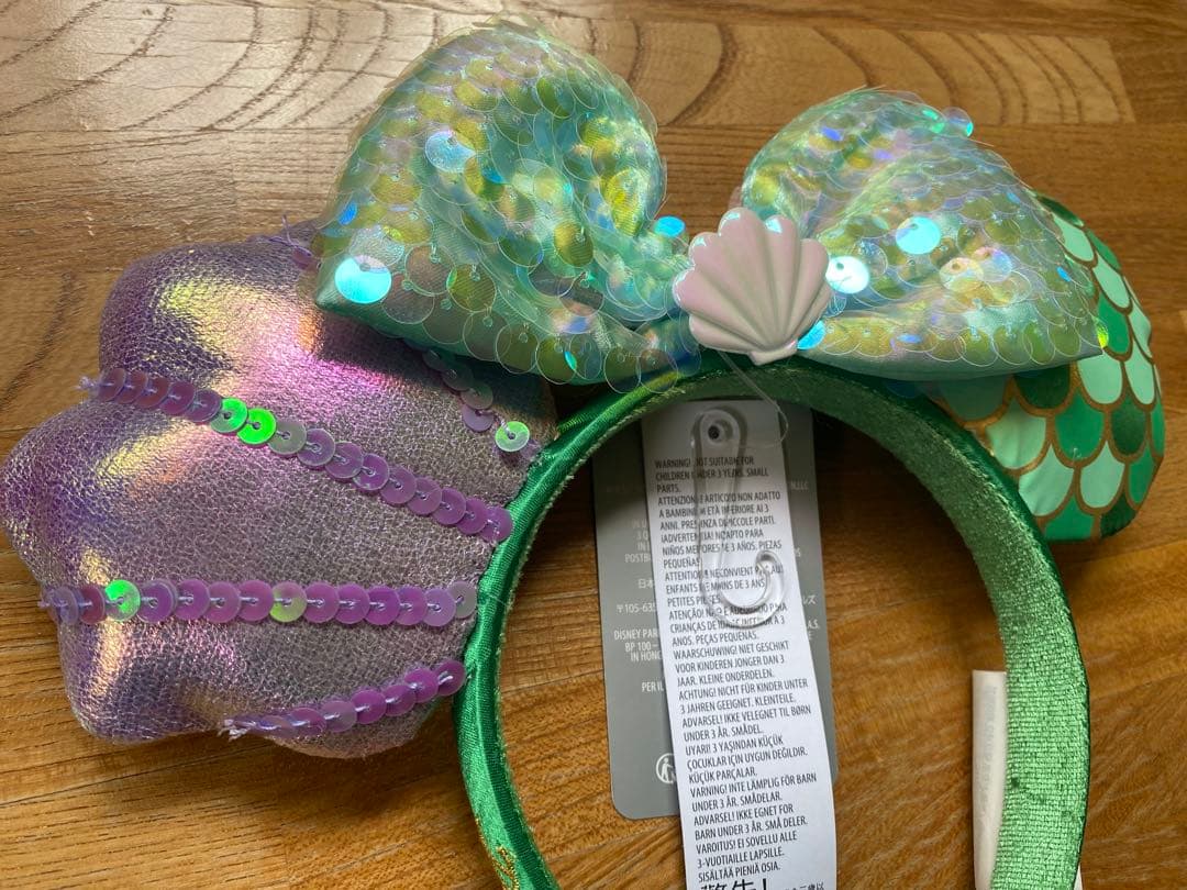 新品未使用 カチューシャMermaid Disneyland Paris